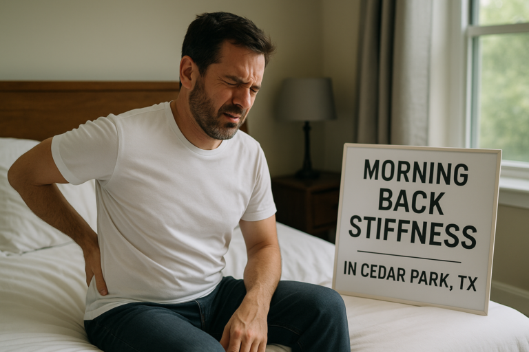 Morning Back Stiffness in Cedar Park, TX: What It Could Mean and How to Find Relief